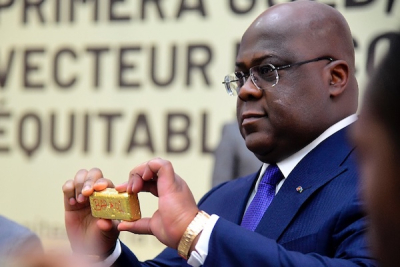 Or : Tshisekedi veut connecter les comptoirs à la BCC pour freiner la contrebande