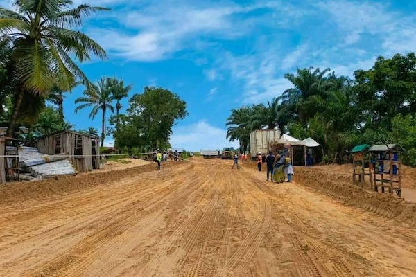 DR Congo launches rehabilitation of 65-km section of National Highway 18 in Kwilu