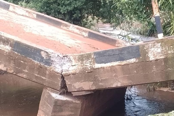 Ituri bridge collapse cuts off local trade corridor with Uganda