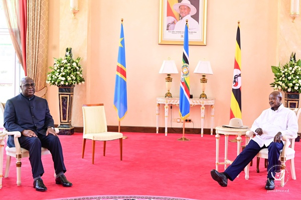 Infrastructure, Security, Oil: DRC and Uganda Leaders Talk Major Issues in Recent Meeting