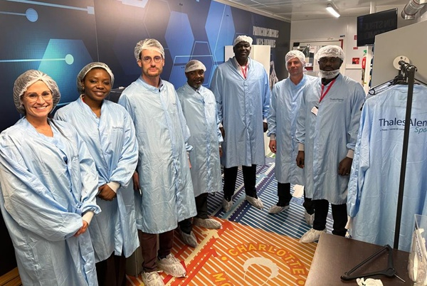 DRC: ICT Minister Visits French Frim Thales Alenia Space